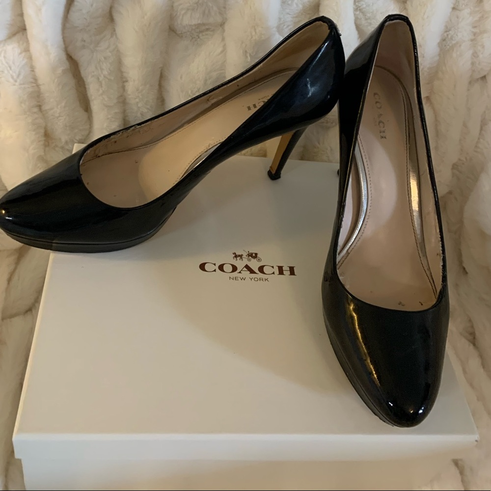 Coach Giovanna Patent Leather Heels